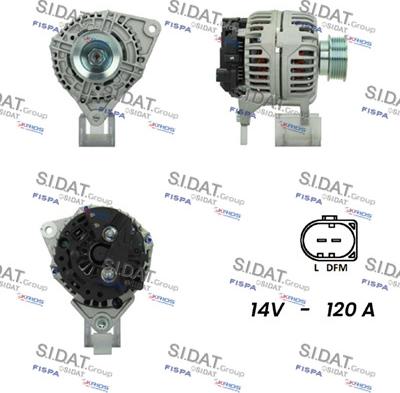 Sidat A12BH1021 - Ģenerators www.autospares.lv