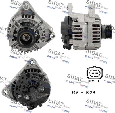 Sidat A12BH1162 - Ģenerators autospares.lv