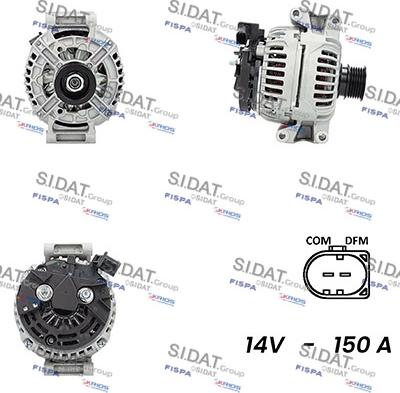 Sidat A12BH1131AS - Ģenerators autospares.lv