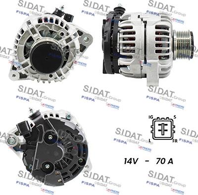 Sidat A12DE0490A2 - Ģenerators autospares.lv