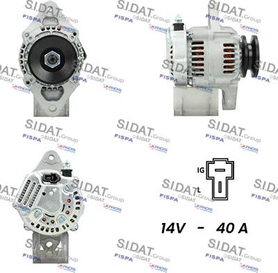 Sidat A12DE0449A2 - Ģenerators www.autospares.lv