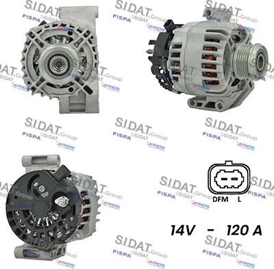 Sidat A12DE0460A2 - Ģenerators autospares.lv