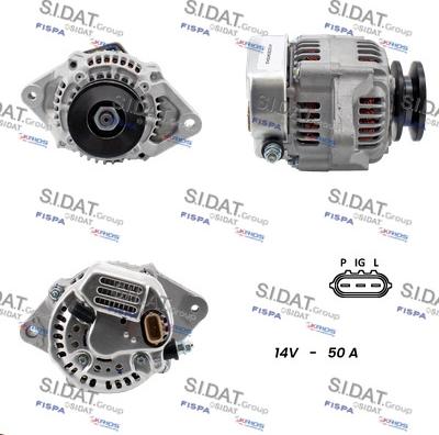 Sidat A12DE0435A2 - Генератор www.autospares.lv