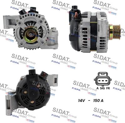 Sidat A12DE0586 - Ģenerators autospares.lv