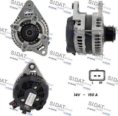 Sidat A12DE0619 - Ģenerators autospares.lv