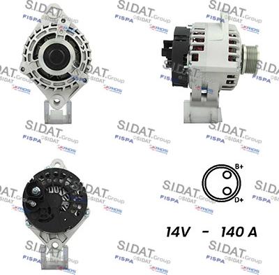 Sidat A12DE0009A2 - Ģenerators autospares.lv