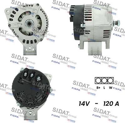 Sidat A12DE0159A2 - Ģenerators autospares.lv