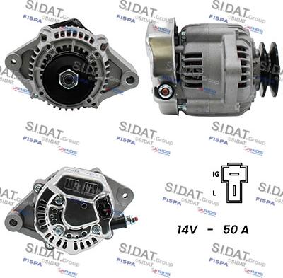 Sidat A12DE0108A2 - Ģenerators www.autospares.lv