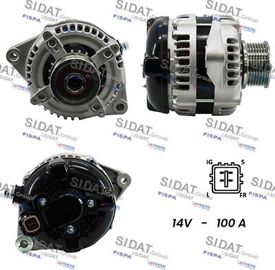 Sidat A12DE0120A2 - Ģenerators autospares.lv