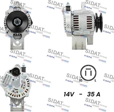 Sidat A12DE0351A2 - Ģenerators autospares.lv