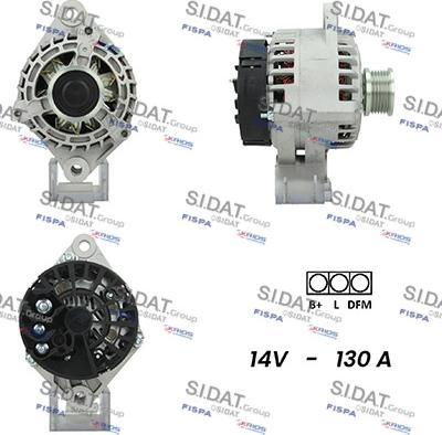 Sidat A12DE0263A2 - Ģenerators www.autospares.lv