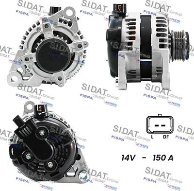 Sidat A12DE0214A2 - Ģenerators www.autospares.lv