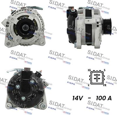 Sidat A12DE0236A2 - Ģenerators www.autospares.lv