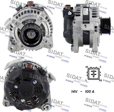 Sidat A12DE0236 - Ģenerators www.autospares.lv