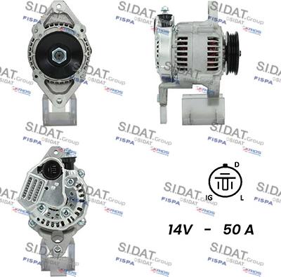 Sidat A12DE0709A2 - Alternator www.autospares.lv