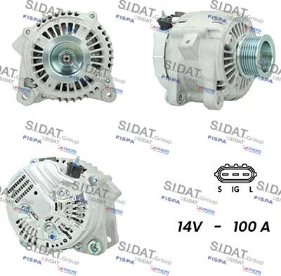 Sidat A12DE0720A2 - Ģenerators autospares.lv