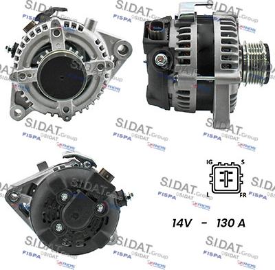 Sidat A12DE0722 - Ģenerators autospares.lv