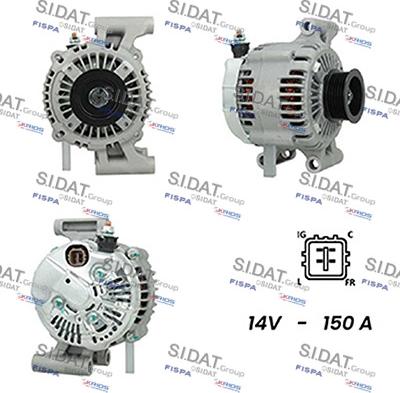 Sidat A12DE1042A2 - Ģenerators autospares.lv