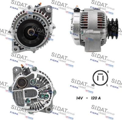 Sidat A12DE1057A2 - Ģenerators autospares.lv