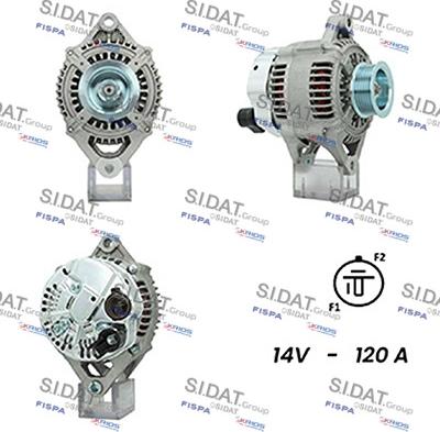 Sidat A12DE1102A2 - Ģenerators www.autospares.lv