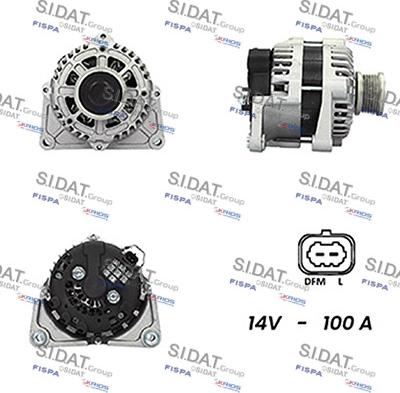 Sidat A12DR0353A2 - Ģenerators autospares.lv