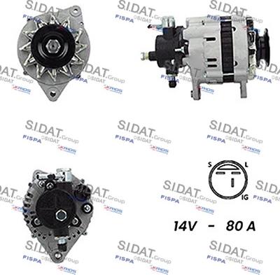 Sidat A12HT0649A2 - Ģenerators www.autospares.lv