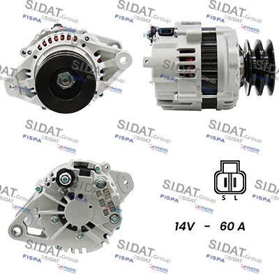 Sidat A12HT0092A2 - Alternator www.autospares.lv