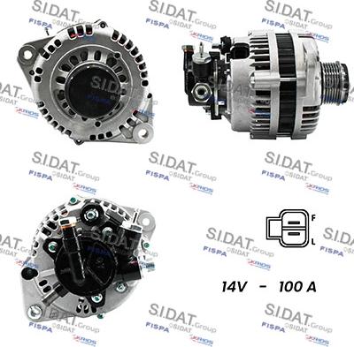 Sidat A12HT0023A2 - Alternator www.autospares.lv