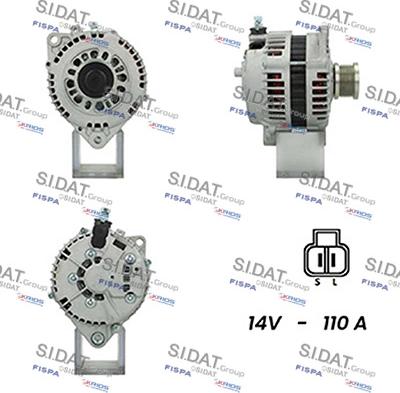 Sidat A12HT0368A2 - Ģenerators autospares.lv