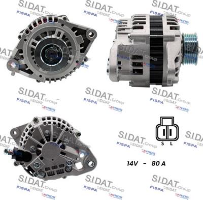 Sidat A12HT0226A2 - Ģenerators www.autospares.lv