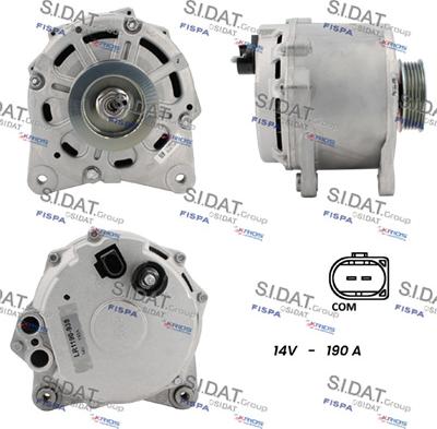 Sidat A12HT1267 - Ģenerators autospares.lv