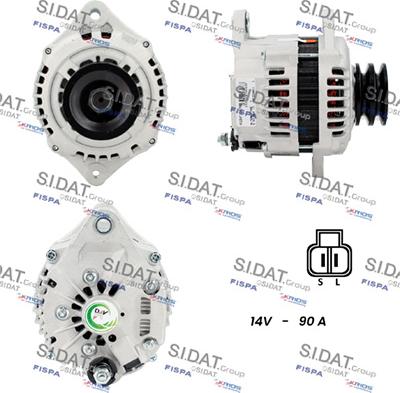 Sidat A12HT1277A2 - Генератор www.autospares.lv