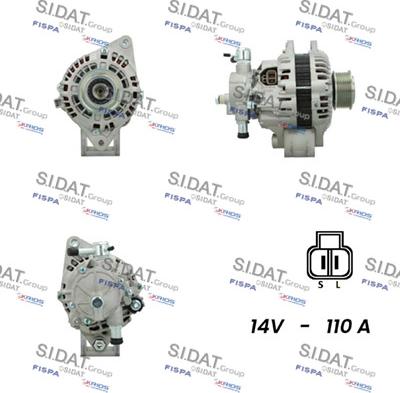 Sidat A12HY0128 - Ģenerators www.autospares.lv