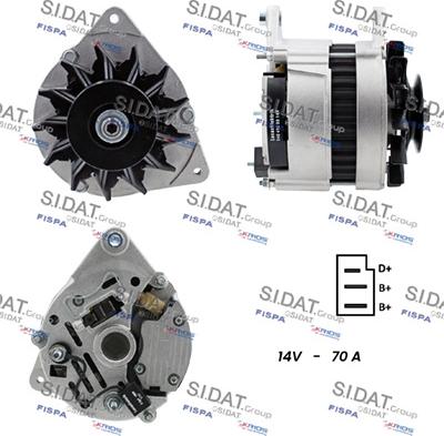 Sidat A12LU0026 - Ģenerators autospares.lv