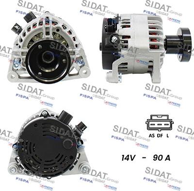 Sidat A12MA0059A2 - Ģenerators autospares.lv