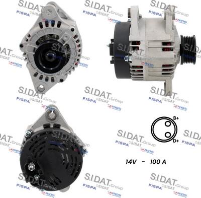 Sidat A12MA1196A2 - Ģenerators autospares.lv