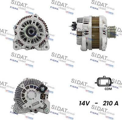 Sidat A12MH0424A2 - Ģenerators autospares.lv