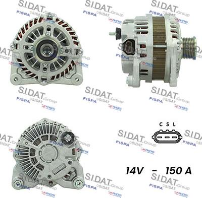 Sidat A12MH0479A2 - Ģenerators autospares.lv