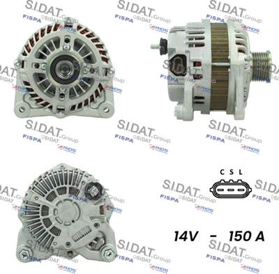 Sidat A12MH0479 - Ģenerators autospares.lv