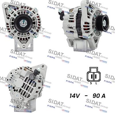 Sidat A12MH0694A2 - Ģenerators www.autospares.lv