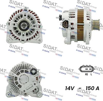 Sidat A12MH0695A2 - Ģenerators autospares.lv