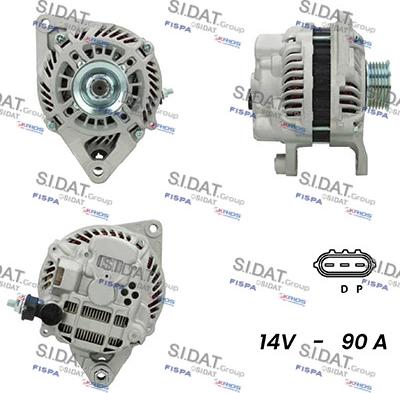 Sidat A12MH0654A2 - Ģenerators autospares.lv