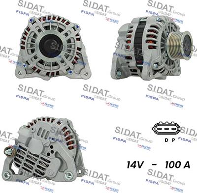 Sidat A12MH0652A2 - Ģenerators autospares.lv