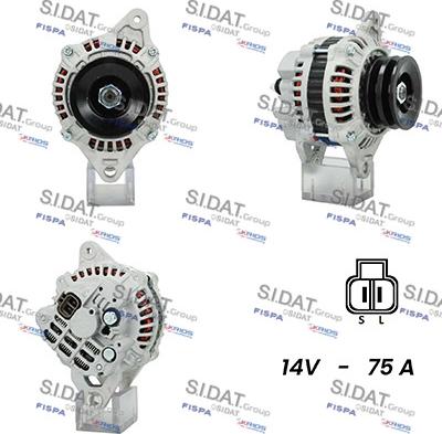 Sidat A12MH0664A2 - Alternator www.autospares.lv