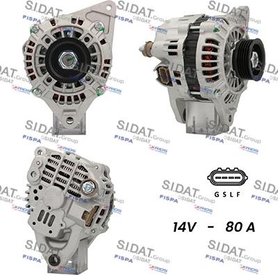 Sidat A12MH0665A2 - Ģenerators www.autospares.lv