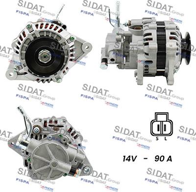 Sidat A12MH0681A2 - Ģenerators www.autospares.lv