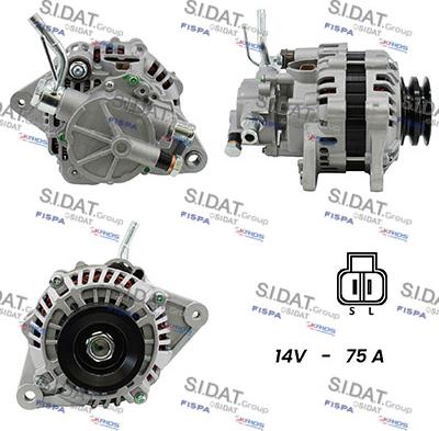 Sidat A12MH0113A2 - Ģenerators www.autospares.lv