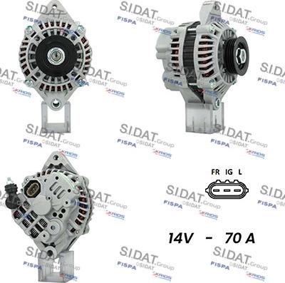 Sidat A12MH0344A2 - Ģenerators www.autospares.lv