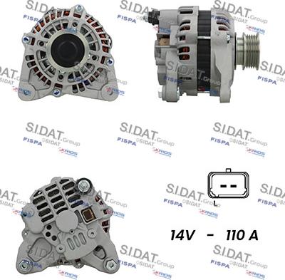 Sidat A12MH0295A2 - Ģenerators www.autospares.lv