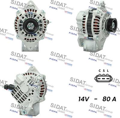 Sidat A12MH0230A2 - Ģenerators www.autospares.lv